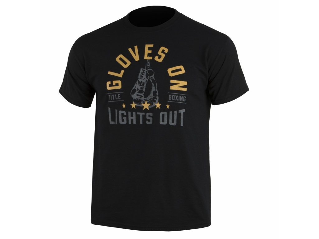 Футболка TITLE Boxing Gloves On Lights Out Tee