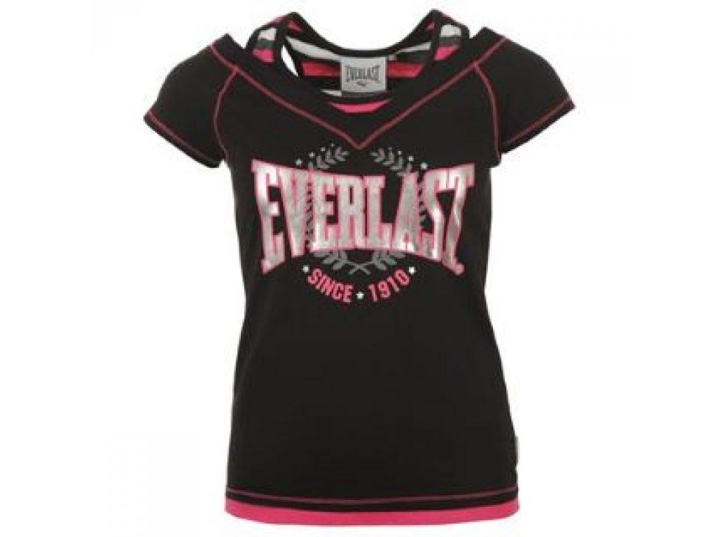 Футболка женская EVERLAST Mock Layer T-Shirt Ladies