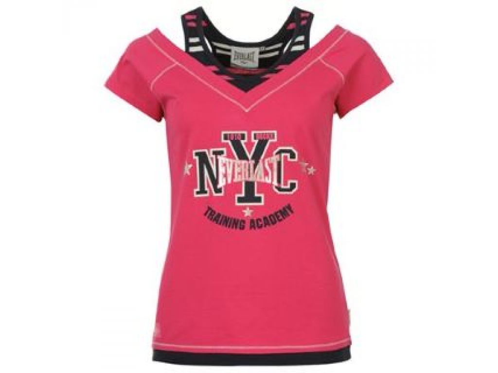 Футболка женская EVERLAST Mock Layer T-Shirt Ladies