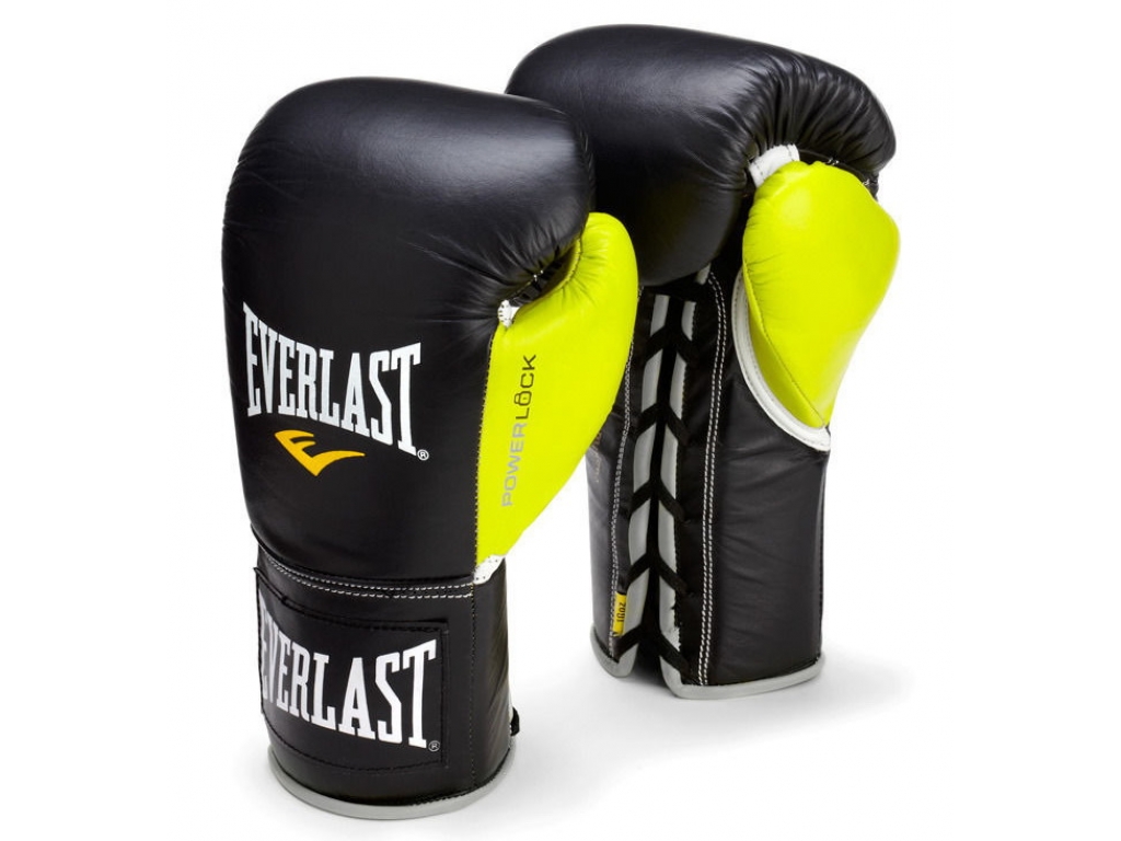 Профессиональные перчатки EVERLAST Powerlock Pro Fight Boxing Gloves