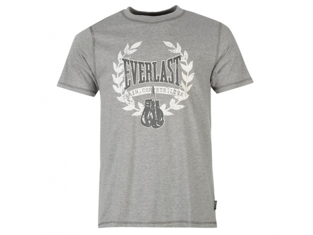 Футболка EVERLAST Crew Neck Large Logo Mens T-Shirt 