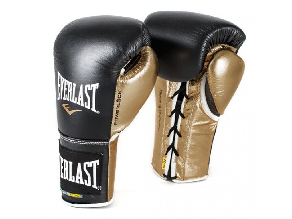 Профессиональные перчатки EVERLAST Powerlock Pro Fight Boxing Gloves
