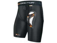 Компресс-шорты SHOCK DOCTOR Ultra Compression с ракушкой из карбона