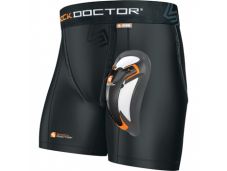 Компресc-шорты SHOCK DOCTOR Boxer Short с ракушкой из карбона