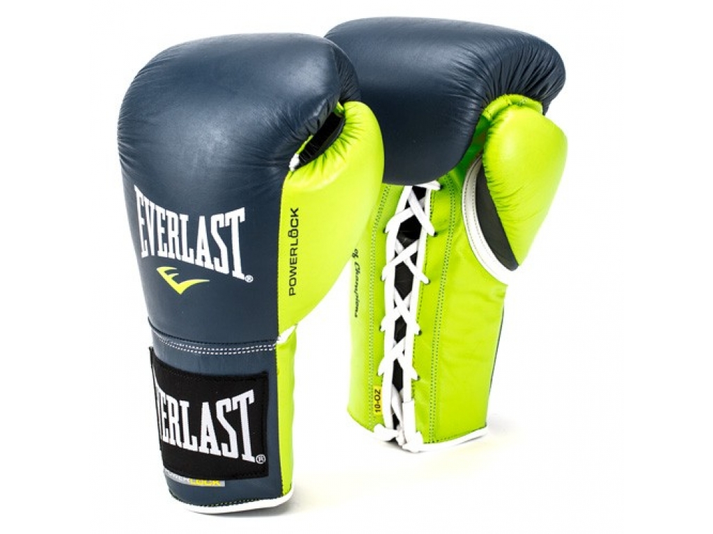 Профессиональные перчатки EVERLAST Powerlock Pro Fight Boxing Gloves