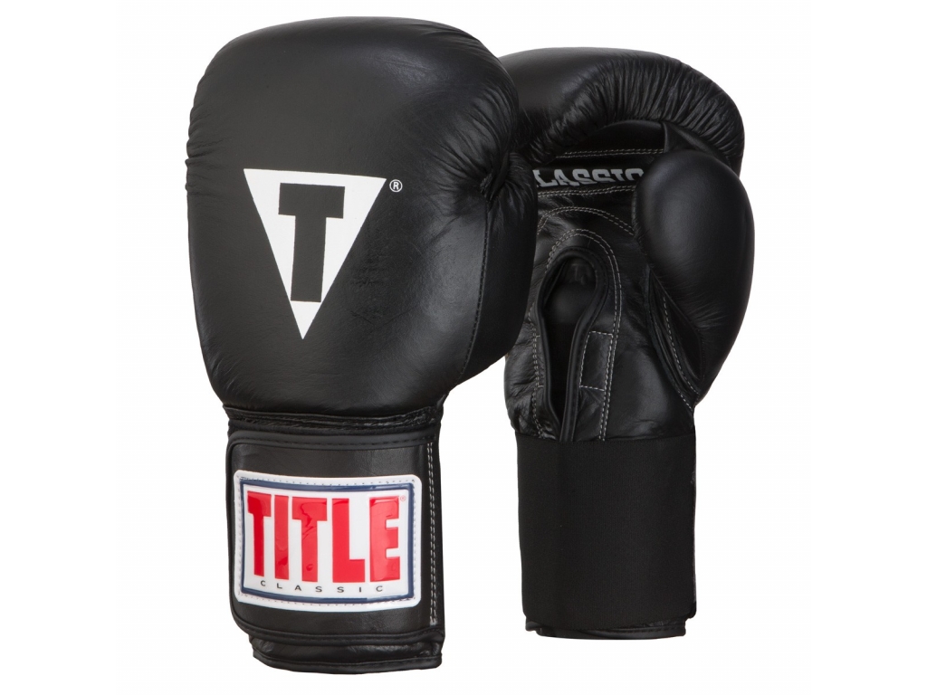 Перчатки тренировочные TITLE Classic Originals Leather Elastic Training Gloves