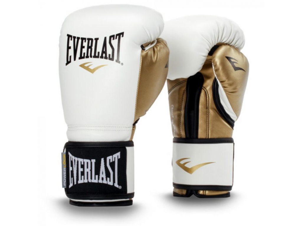 Тренировочные перчатки EVERLAST Powerlock-2 Hook & Loop Training Gloves (из синтетической кожи)