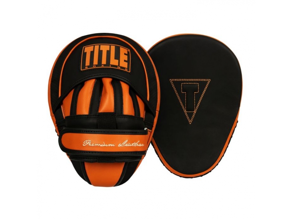 Лапы TITLE Boxing Premium Leather Punch Mitts