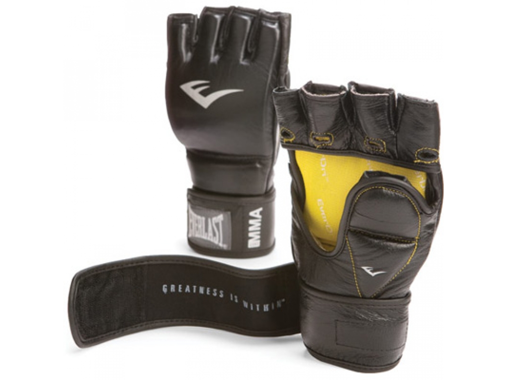 Перчатки для ММА EVERLAST Pro Leather Grappling Gloves