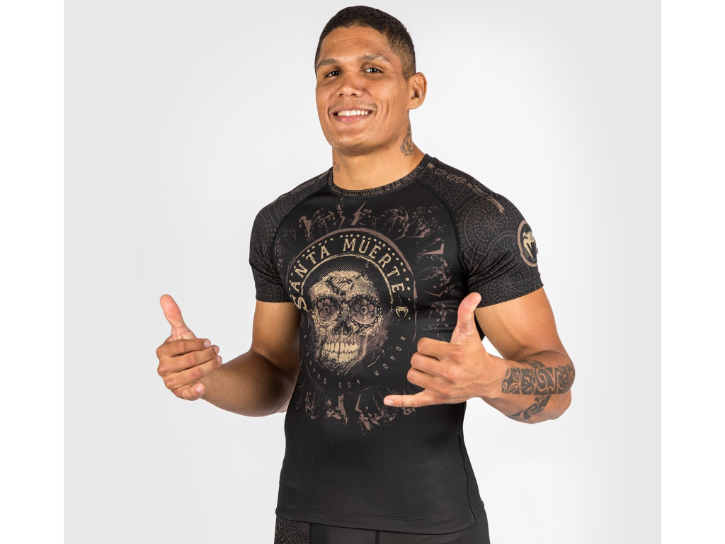 Рашгард VENUM Santa Muerte Dark Side Short Sleeves