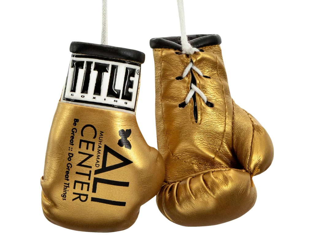 Сувенірні міні-рукавички TITLE Ali Center Mini Boxing Gloves